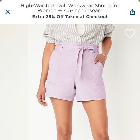Old Navy Pants - NWT high waisted shorts. Size large